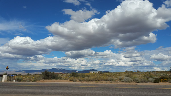 Clouds over the Mojave
